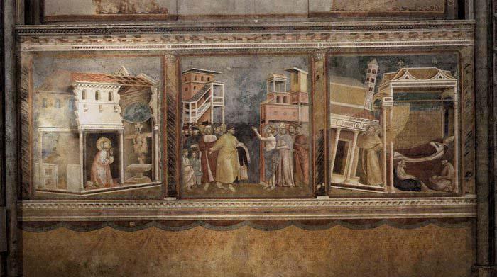 GIOTTO di Bondone Legend of St Francis: Scenes Nos china oil painting image